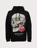 HASTAMUERTE LLC Dollar Eye Skull Fleece Hoodie