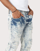 Grindhouse Slim Fit Distressed Denim Jeans