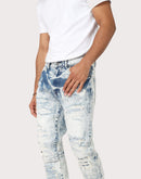 Grindhouse Slim Fit Distressed Denim Jeans