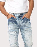 Grindhouse Slim Fit Distressed Denim Jeans