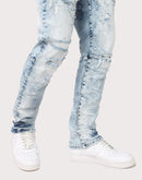 Grindhouse Slim Fit Distressed Denim Jeans