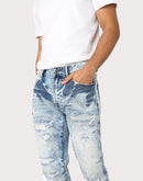 Grindhouse Slim Fit Distressed Denim Jeans