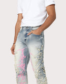 Grindhouse Slim Fit Thorn Distressed Denim Jeans