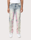Grindhouse Slim Fit Thorn Distressed Denim Jeans
