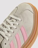 Adidas Originals Gazelle Bold Grade School Girls' "Wonder Alumina/Semi Pink Spark/Cream White"