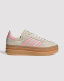 Adidas Originals Gazelle Bold Grade School Girls' "Wonder Alumina/Semi Pink Spark/Cream White"