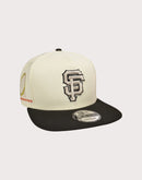 New Era MLB San Francisco Giants 9FIFTY A-Frame Chrome Logo Snapback Hat-Off-White/Black
