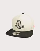 New Era MLB Boston Red Sox 9FIFTY A-Frame Chrome Logo Snapback Hat