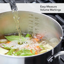 KitchenAid 3-Ply Base Stainless Steel Cookware Set - 11 Piece - Brushed Stainless Steel