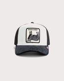 Goorin Bros Black Sheet Upside Down Trucker Snapback-White/Black