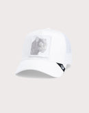Goorin Bros All White Panther Trucker Snapback-White