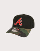 New Era MLB Atlanta Braves 9FORTY A-Frame Camo Bill Snapback Hat
