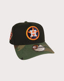 New Era MLB Houston Astros 9FORTY A-Frame Camo Bill Snapback Hat-Black/Camo
