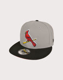 New Era MLB St. Louis Cardinals 9FIFTY Grey Everyday Snapback Hat-Grey/Black