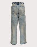Grindhouse Wide Leg Denim Flame Pants