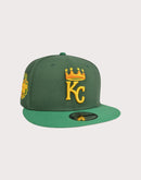 New Era MLB Kansas City Royals 9FIFTY 2 Greens Snapback Hat