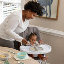 Ingenuity Twist & Dine Booster Seat Plates - Gray