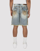 Smoke Rise Lucca Western Denim Shorts