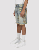Smoke Rise Lucca Western Denim Shorts