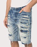 Grindhouse Extreme Rip Denim Shorts
