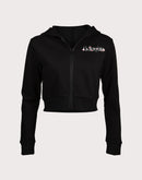 Civil Clothing Cropped Katana Black Hoodie