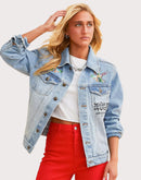 Ed Hardy Brave Eagle Denim Jacket