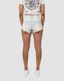 Smoke Rise Bird Denim Shorts