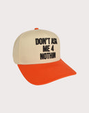 GENERAL RELATIVITY COMPANY LLC Don't Ask Me Sand 2 Tone Trucker Snapback Hat-Tan/Orange