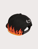 GENERAL RELATIVITY COMPANY LLC Everything Is F Flames Trucker Snapback Hat-Black