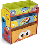 Sesame Street 6 Bin Design and Store Toy Organizer