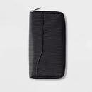 RFID Blocking Passport and Visa Holder Travel Wallet - Black