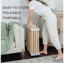 Foldable Wooden Baby Playpen - Natural Wood