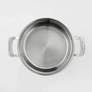 8qt Stainless Steel Stock Pot - Silver
