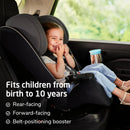 Pria Max+ All-in-One Baby Convertible Car Seat - Sea Shadow