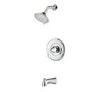 American Standard Chatfield Series 7413508.002 Tub and Shower Trim Kit, 3-Function Showerhead, 3-Spray Setting, Brass
