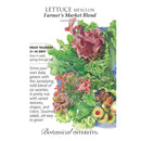 Lettuce, Mesclun Farmer's Market Blend Botanical Interests Seeds