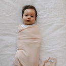 Organic Cotton Swaddle - Pink