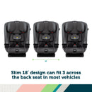 SlimRide 4-in-1 Convertible Car Seat - Black Beauty