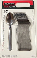 Tramontina Pro Line Commercial Grade Stainless Steel Oval Soup Spoon - Windsor Pattern (36 ct)