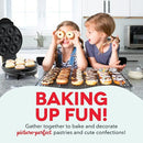 MultiMaker Treat Maker System, Mini Donuts, Heart Shaped Waffle, Mini Cupcakes - Aqua