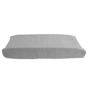 Contoured Changing Pad with Plush Cover - Grey