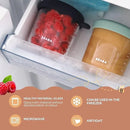 4 Pack Glass Baby Food Jars 250ml/8oz - Sunrise