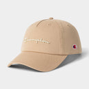 Champion Adult Script Twill Baseball Hat - Irish Cream