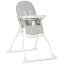 Dream On Me Snack & Stow High Chair, Koala Gray
