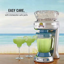 Key West Frozen Concoction Maker Ice Shaver and Crusher Blue/Silver: 64oz Capacity, 450W, Dishwasher-Safe Parts