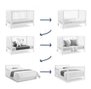 babyGap Charlie 6-in-1 Convertible Crib - Bianca White