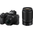 Nikon Z50 Mirrorless Camera  w/ 16-50mm F3.5-6.3 Nikkor Z DX Lens & 50-250mm F4.5-6.3 VR NIKKOR Z DX Lens