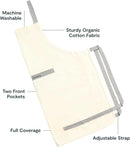 Linen Apron - Cream Color