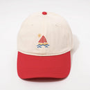 Sail Boat Hat - Cotton Adjustable Baseball Cap