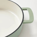 3.5qt Enamel Braiser Sage Green - ™